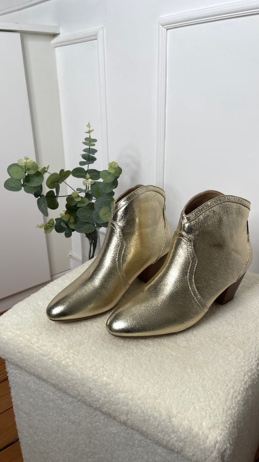 BOTTINES ZELIA - DOREE